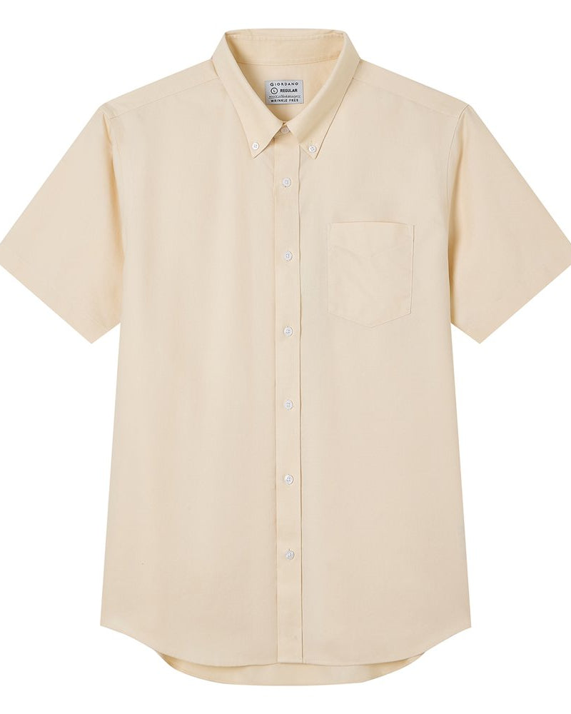Men's Half Sleeve Wrinkle Free Shirt - Giordano Online