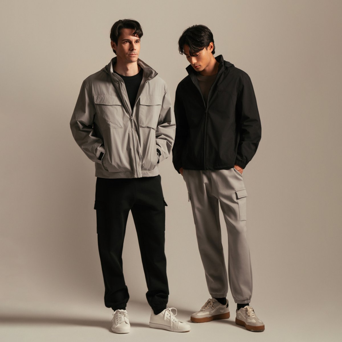 Men’s Interlock Jogger with Relaxed Tapered Fit - Giordano Online