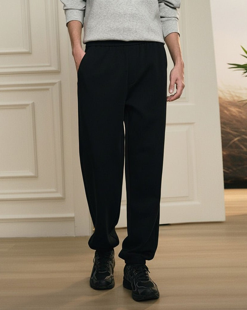 Men's Interlock Mid Rise Jogger - Giordano Online