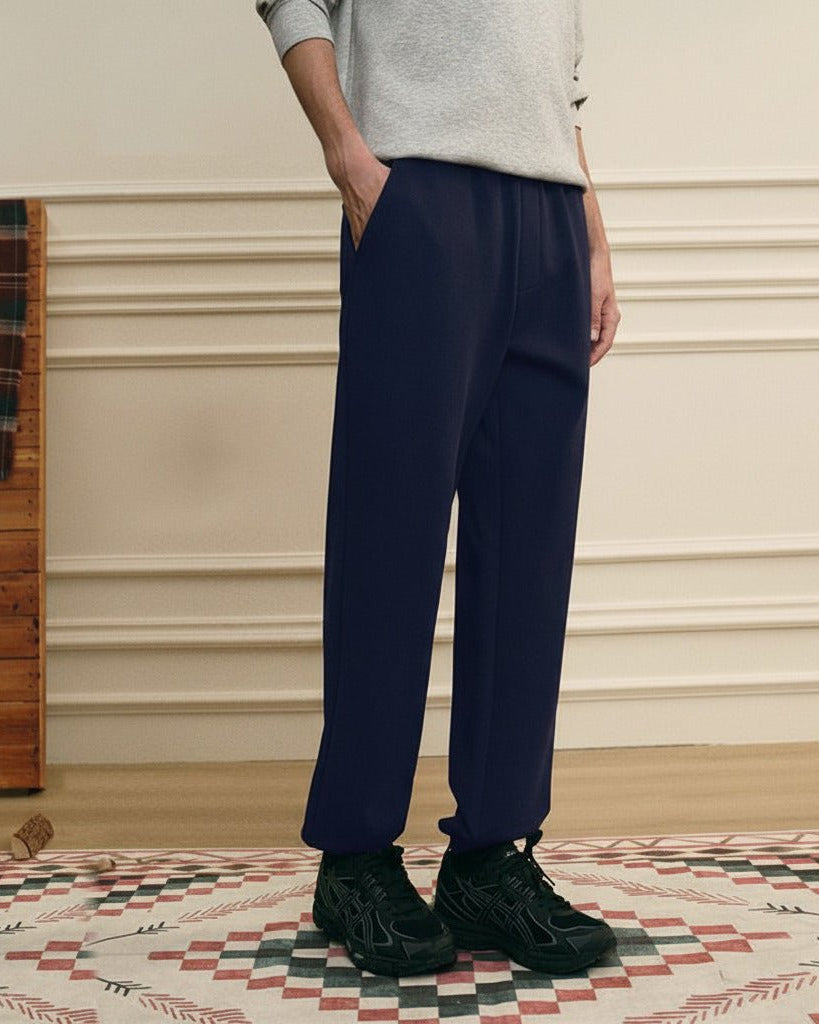 Men's Interlock Mid Rise Jogger - Giordano Online