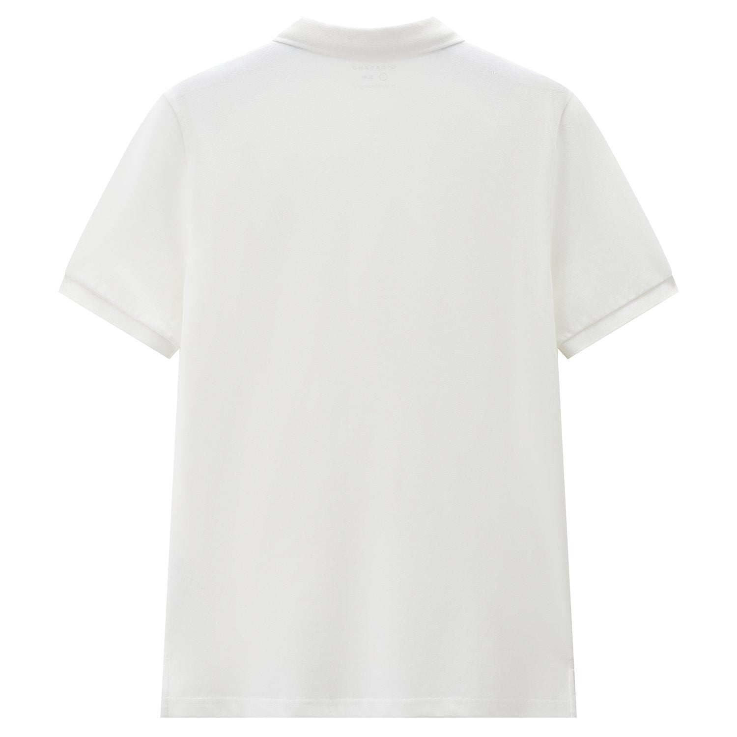 Men's Knit Collar Short Sleeve Slim Fit Zipper Polo - Giordano Online