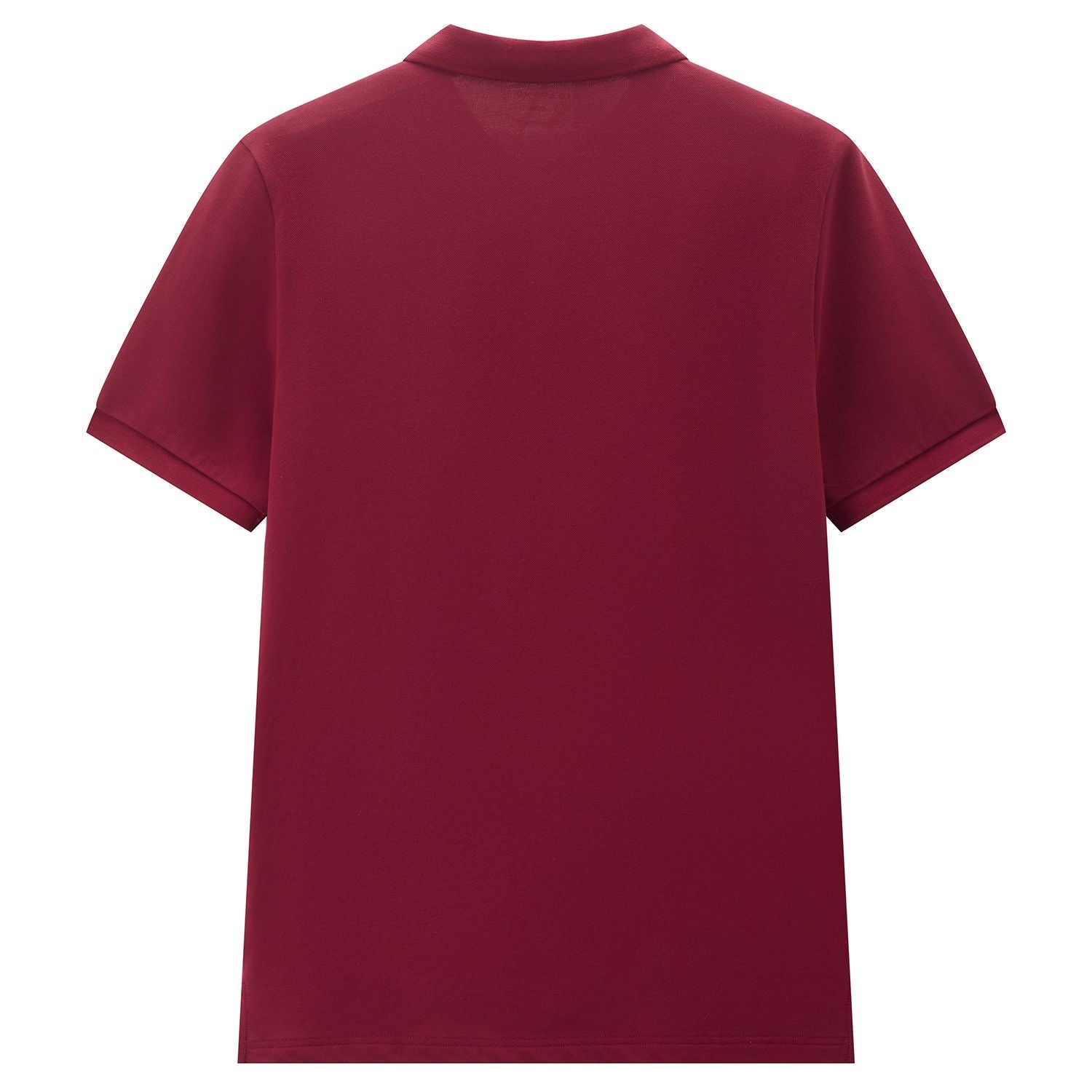 Men's Knit Collar Short Sleeve Slim Fit Zipper Polo - Giordano Online