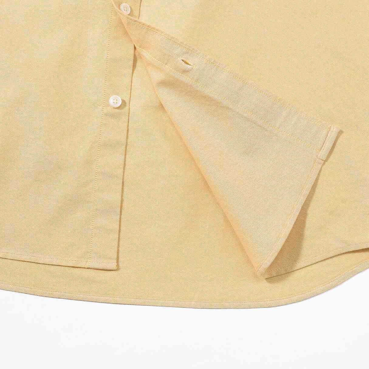 Men's Lion Oxford Shirt - Yellow - Giordano