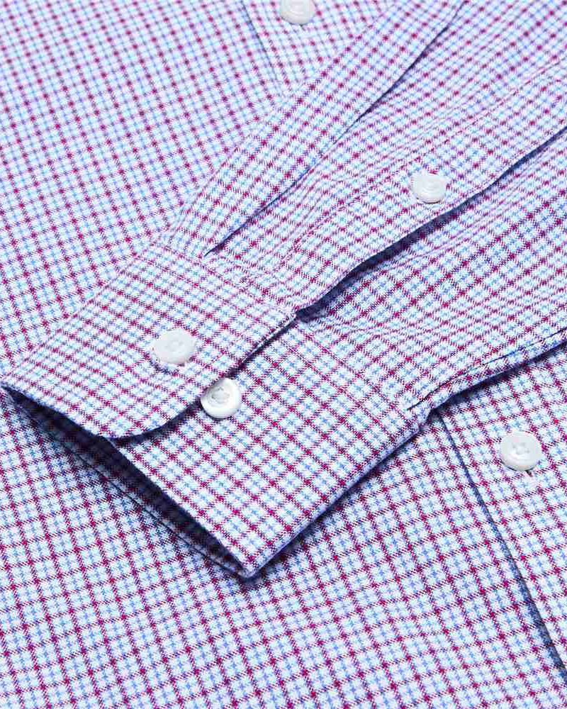 Men's Lion Oxford Slim Long Sleeve Shirt - Giordano Online