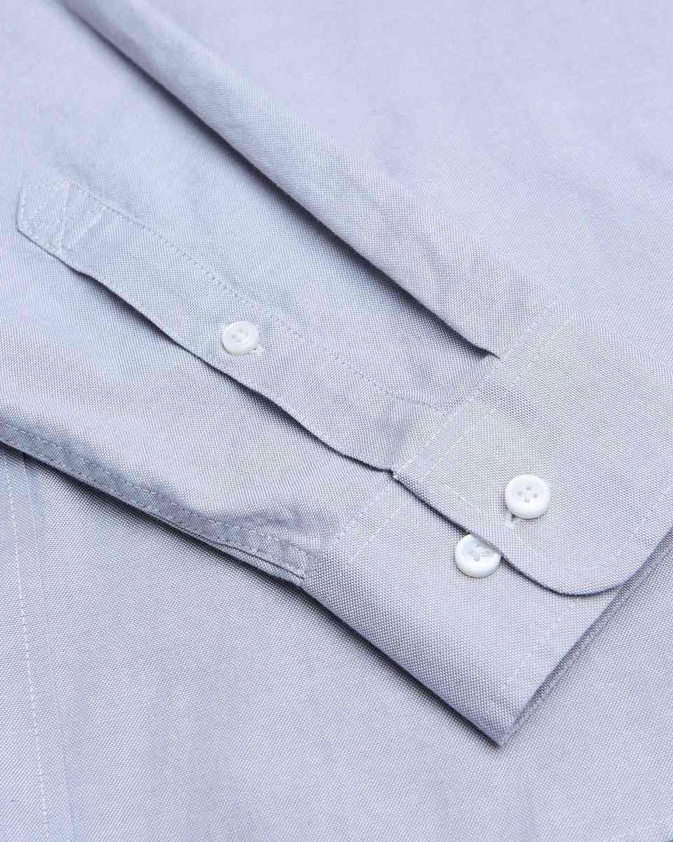 Men's Lion Oxford Slim Long Sleeve Shirt - Giordano Online