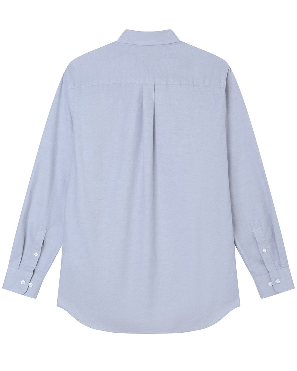 Men's Lion Oxford Slim Long Sleeve Shirt - Giordano Online