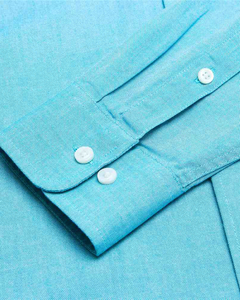 Men's Lion Oxford Slim Long Sleeve Shirt - Giordano Online