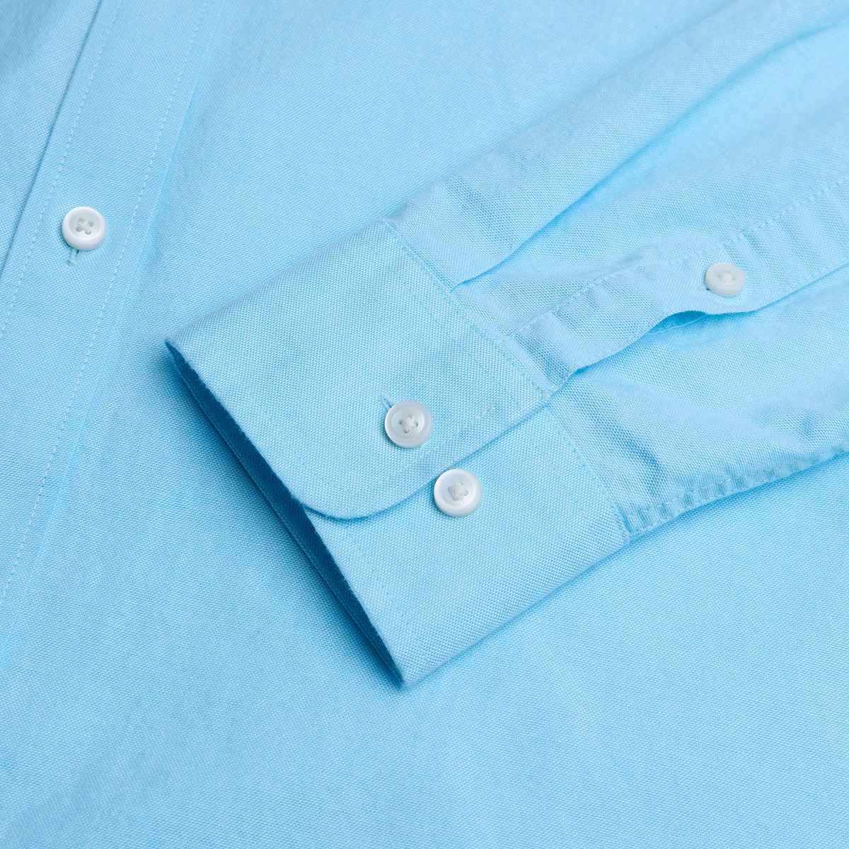 Men's Lion Oxford Slim Long Sleeve Shirt - Giordano Online