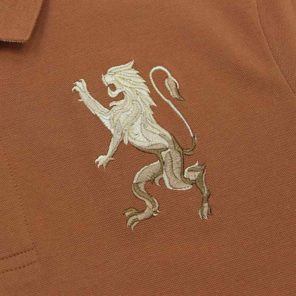 Men's Lion Polo - Khaki - Giordano Online