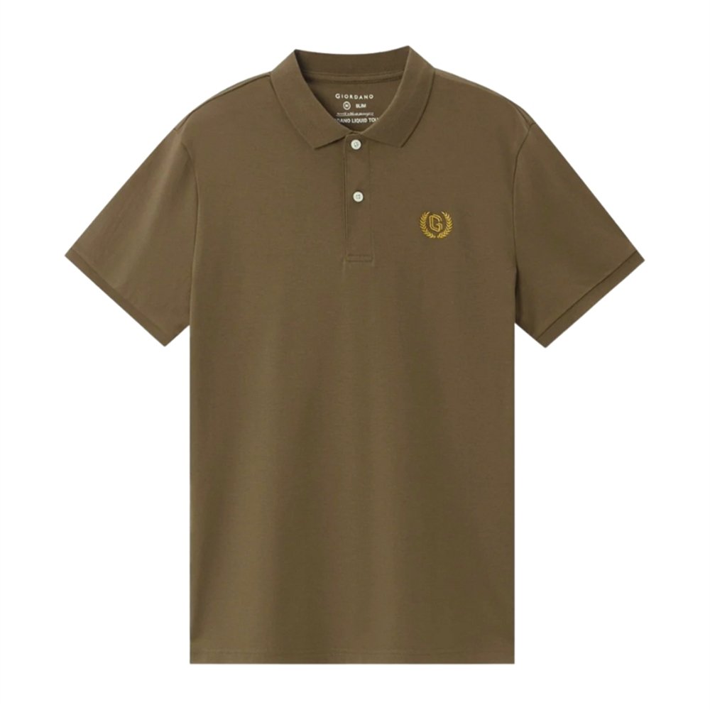 Men’s Liquid Touch Cotton Interlock Polo - Giordano Online
