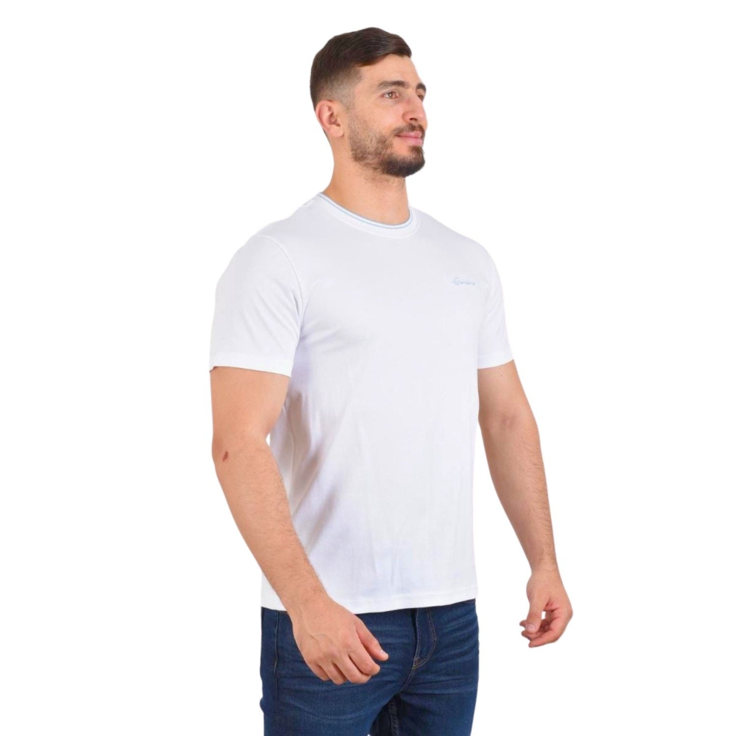 Men's Liquid Touch Signature Tee - White - Giordano Online
