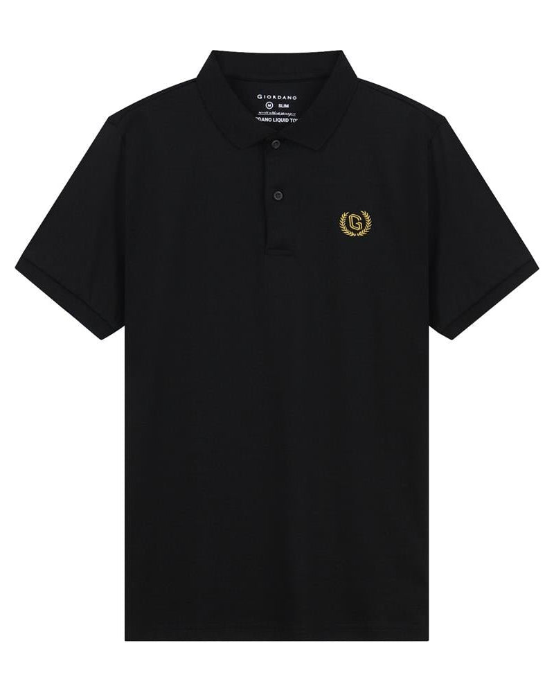 Men’s Liquid Touch Slim Fit Cotton Interlock Polo - Giordano Online