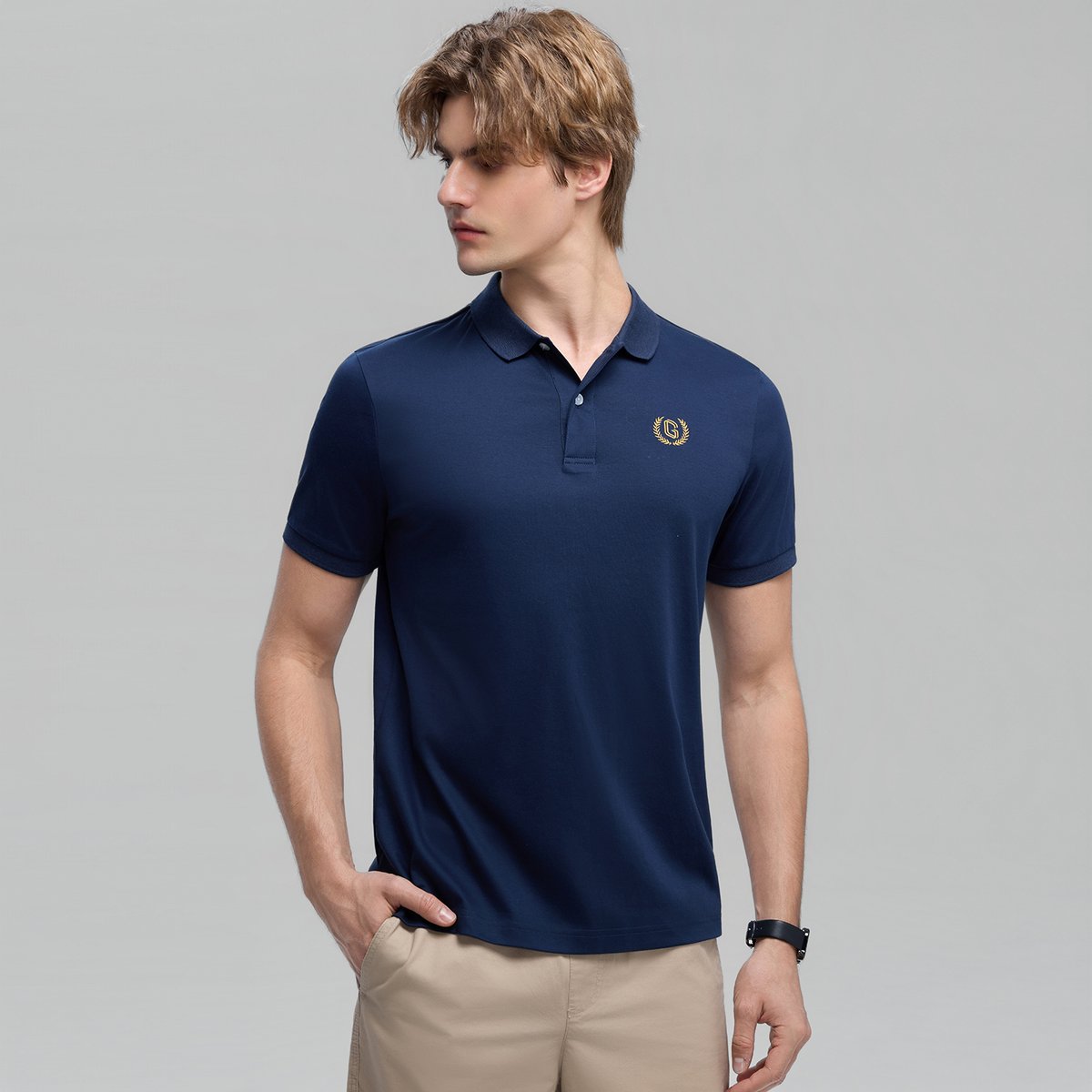 Men’s Liquid Touch Slim Fit Cotton Interlock Polo - Giordano Online