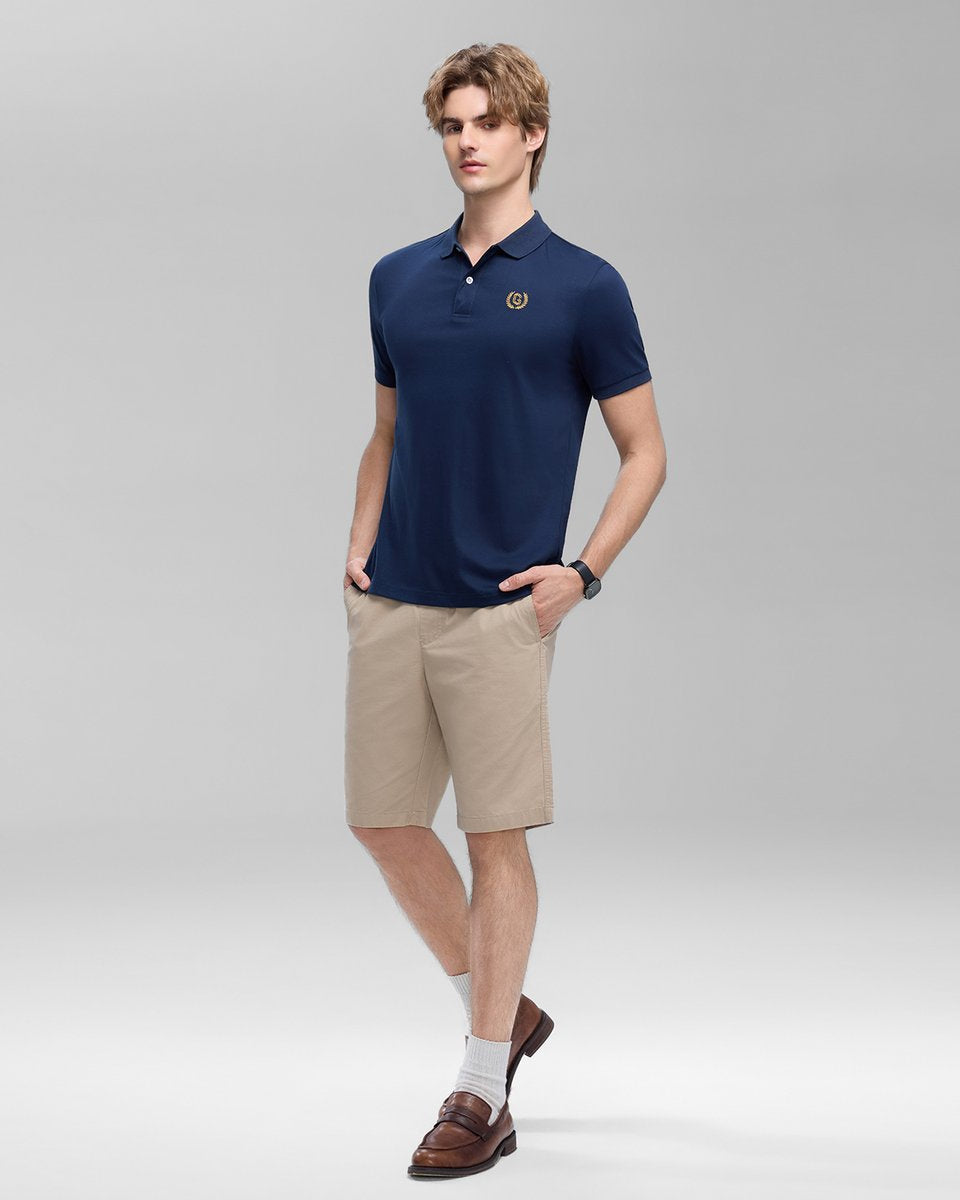 Men’s Liquid Touch Slim Fit Cotton Interlock Polo - Giordano Online