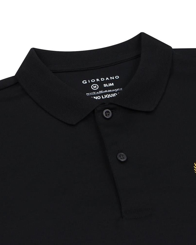 Men’s Liquid Touch Slim Fit Cotton Interlock Polo - Giordano Online