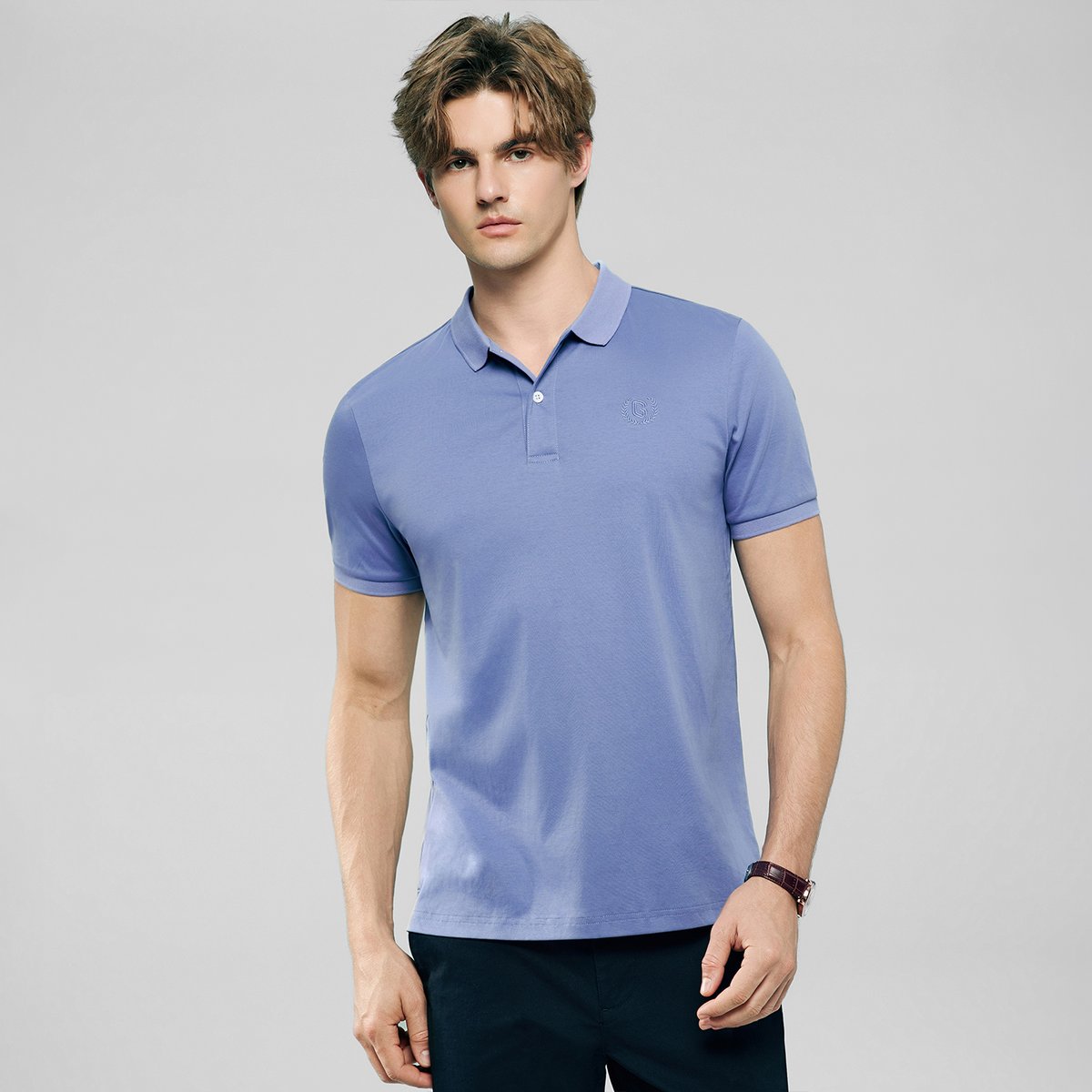 Men’s Liquid Touch Slim Fit Cotton Interlock Polo - Giordano Online