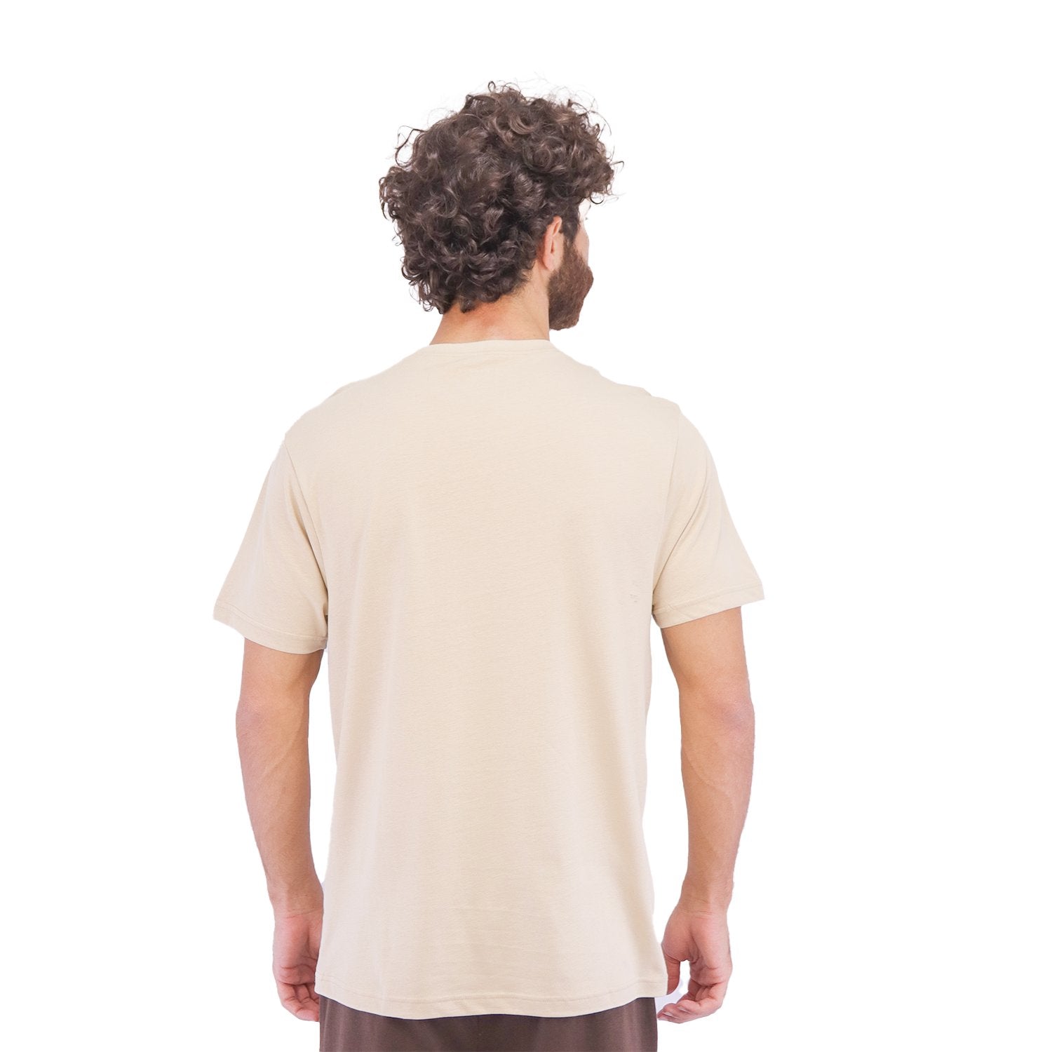 Men's ME Signature Print Tee - Khaki - Giordano Online