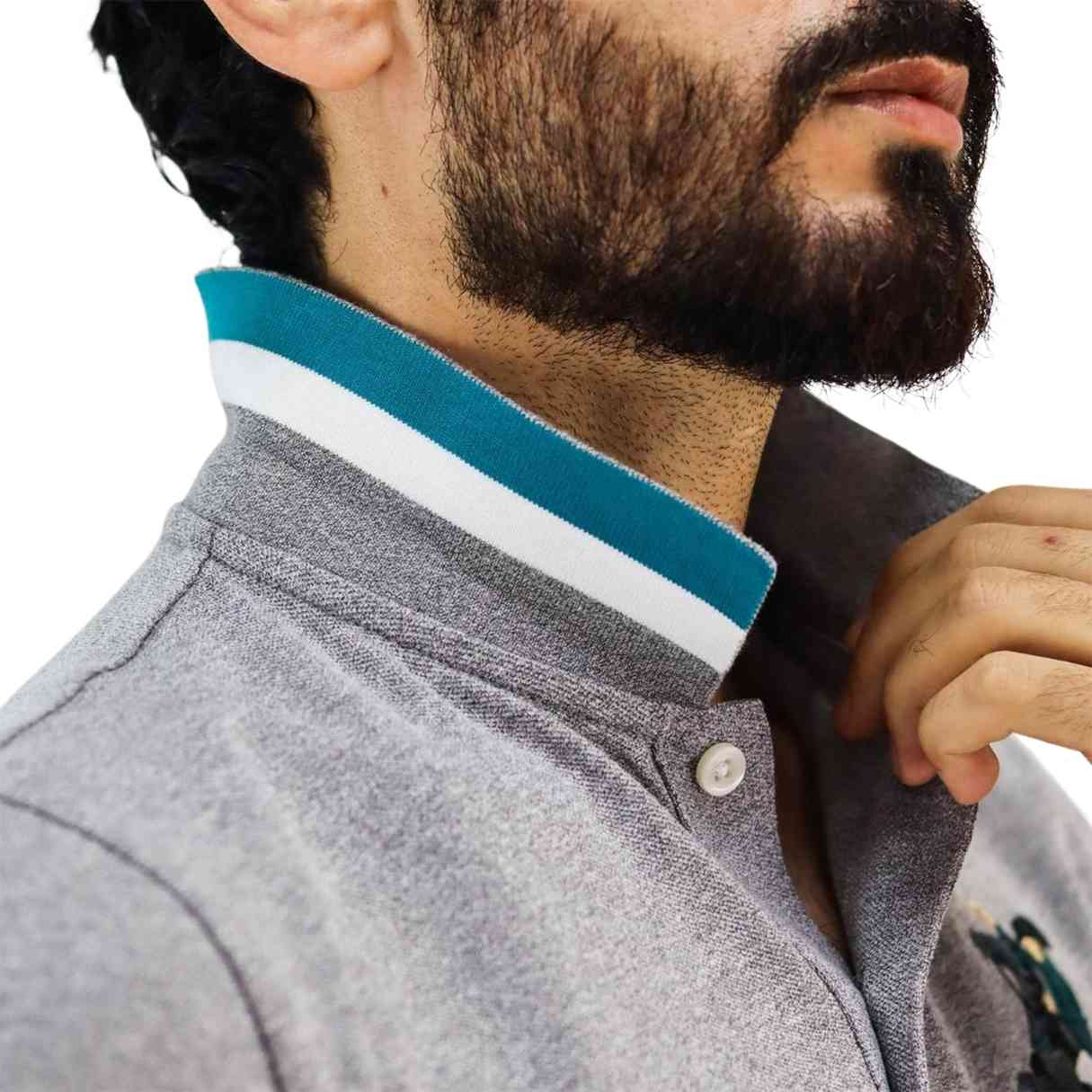 Men's Napoleon Polo - Grey - Giordano Online