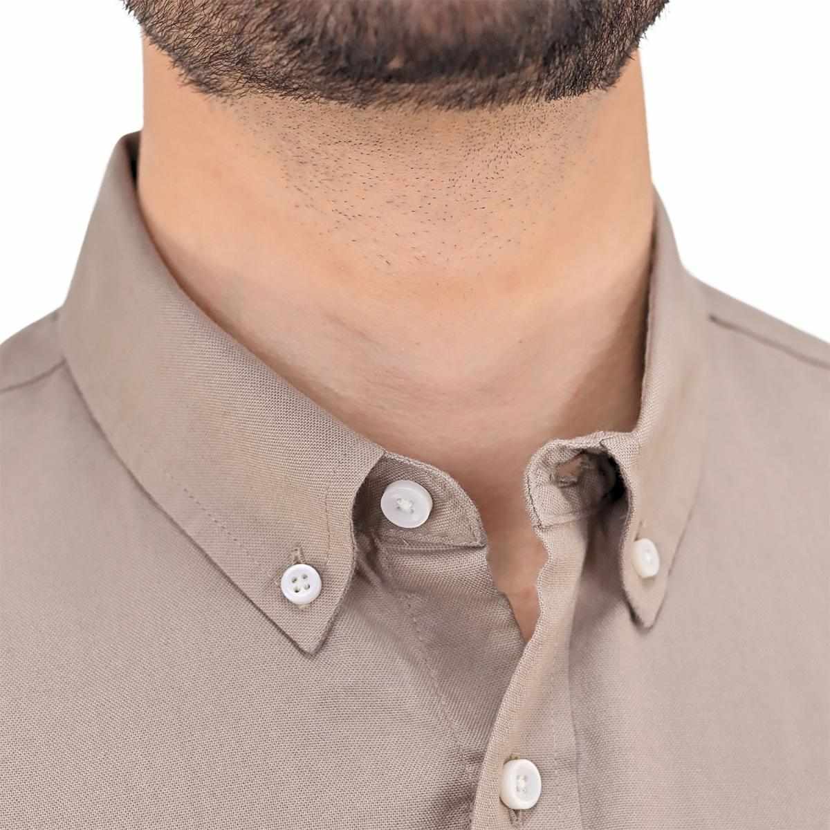 Men's Oxford Long Sleeve Shirt - Giordano Online