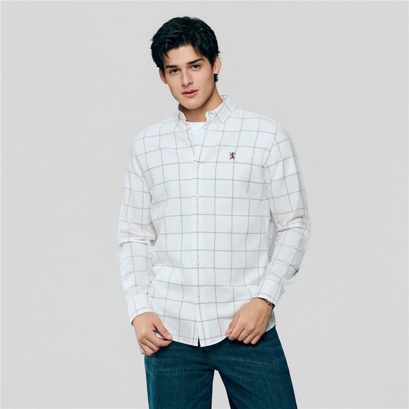 Men's Oxford Shirt - Giordano Online