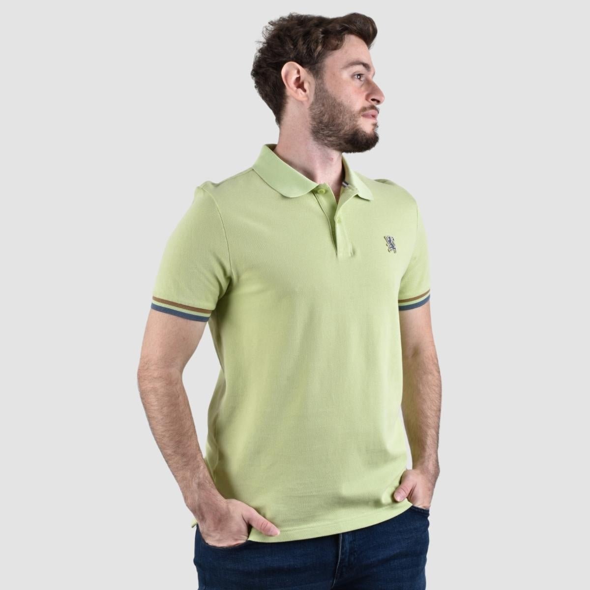 Men's Performance Polo - Green - Giordano Online