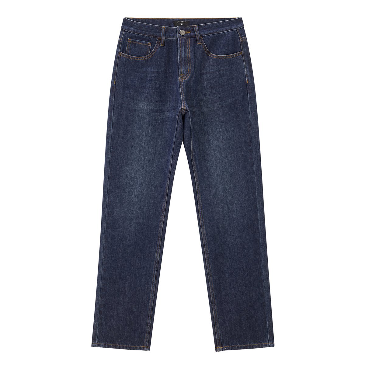 Men’s Regular Fit Mid Rise Elastic Waist Denim Jeans | Online Exclusive - Giordano Online