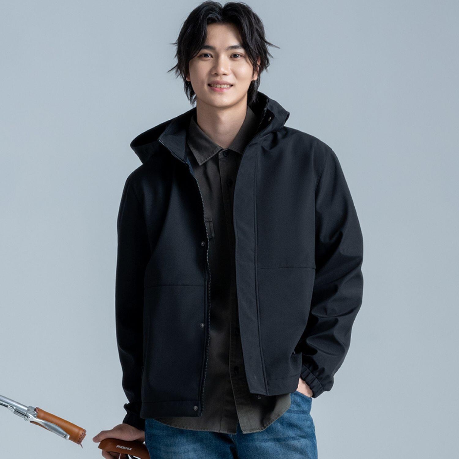 Men's Regular Zipper Long Sleeve Jacket - Giordano Online