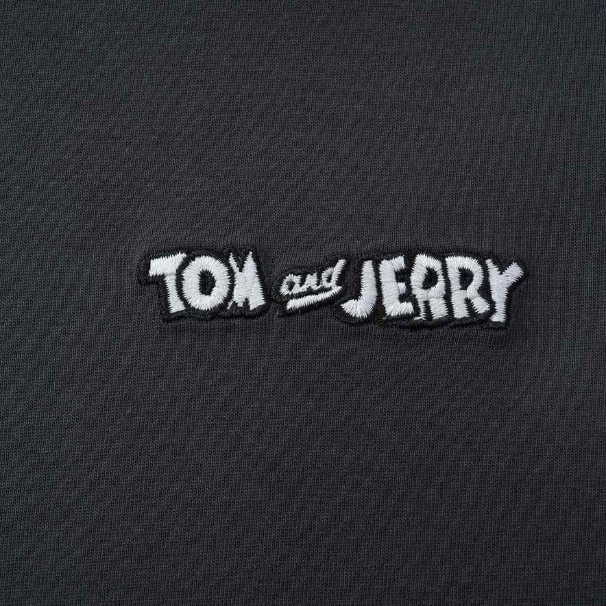 Men’s Relaxed Fit Cotton Print Tee - Tom & Jerry - Grey - Giordano