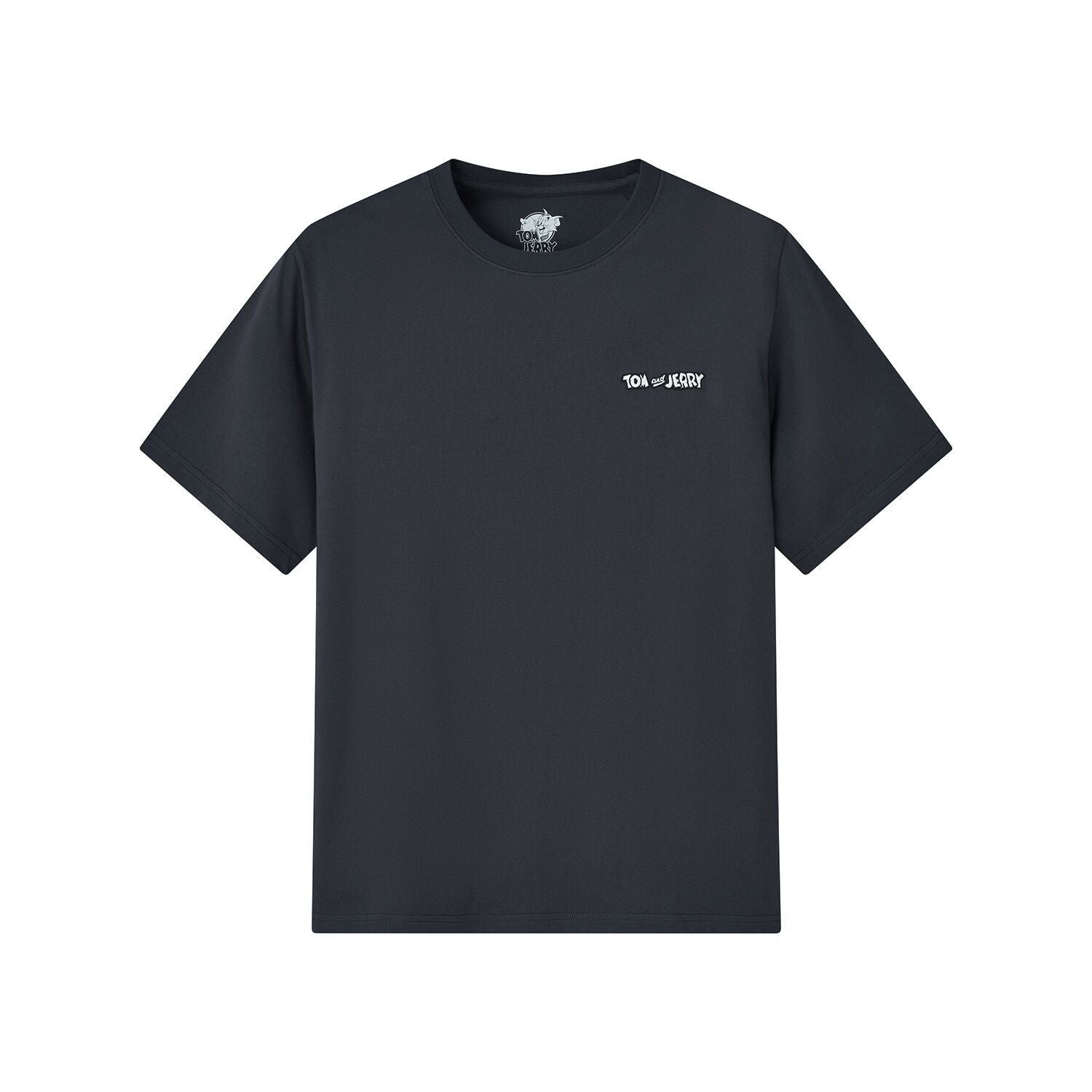 Men’s Relaxed Fit Cotton Print Tee - Tom & Jerry - Grey - Giordano