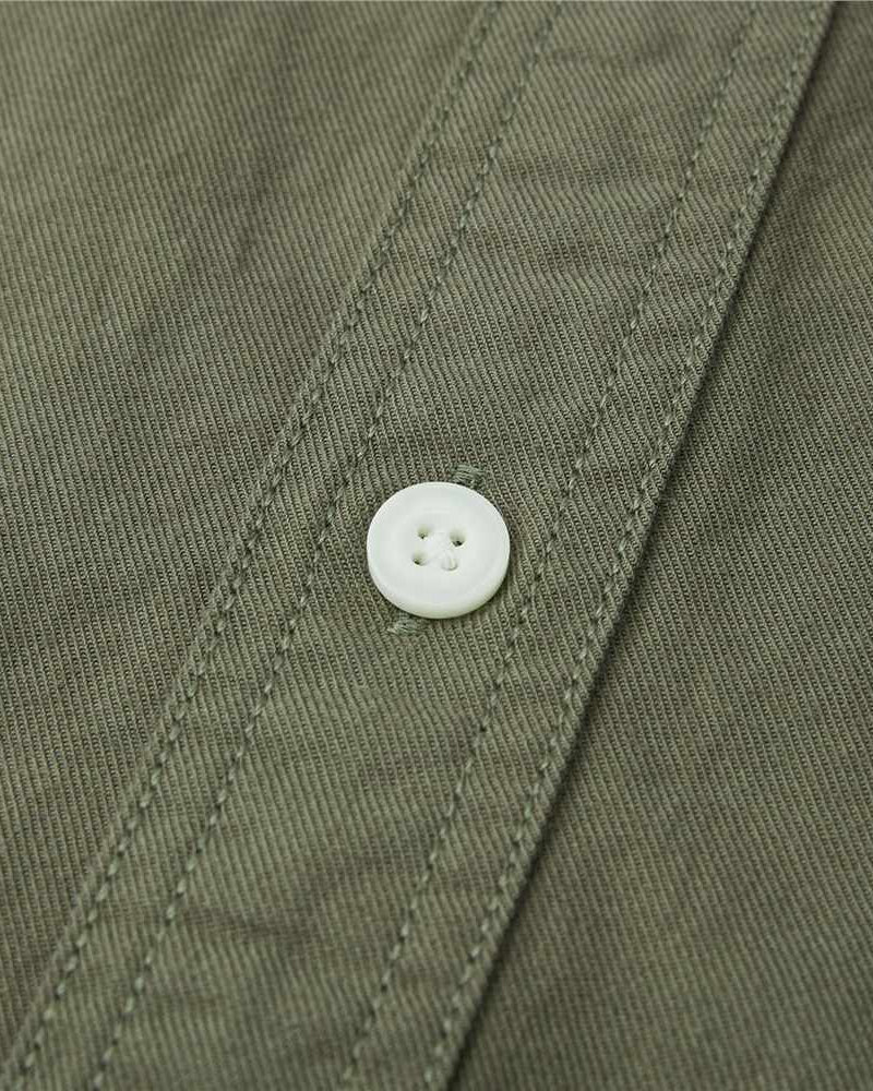 Men's Relaxed Fit Cotton Twill Long Sleeve Shirt - Giordano Online