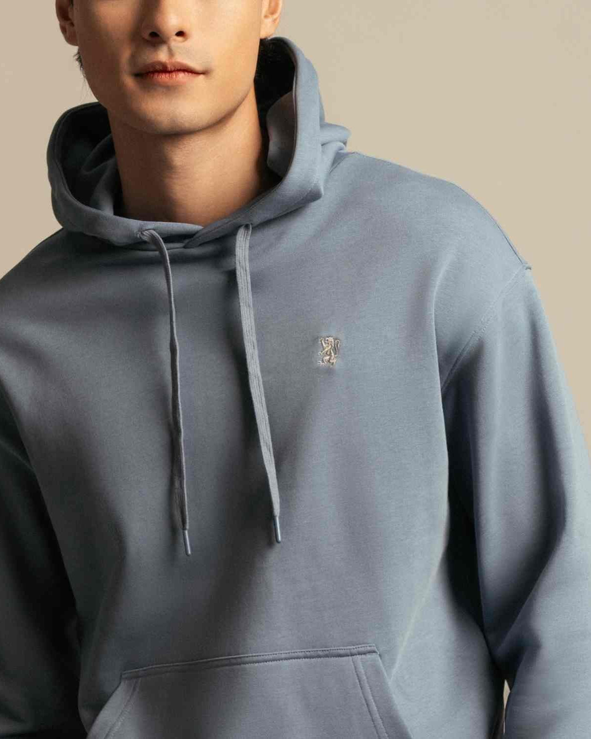 Men’s Relaxed Fit French Terry Hoodie - Giordano Online