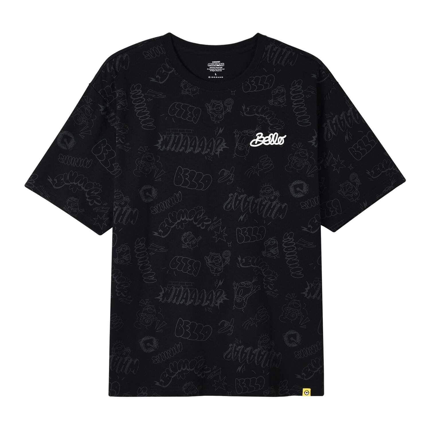 Men's Relaxed Fit Minions Print Tee - Giordano