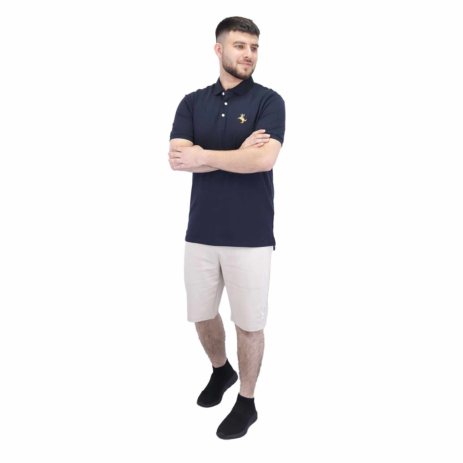 Men's Rider Polo - Blue - Giordano Online