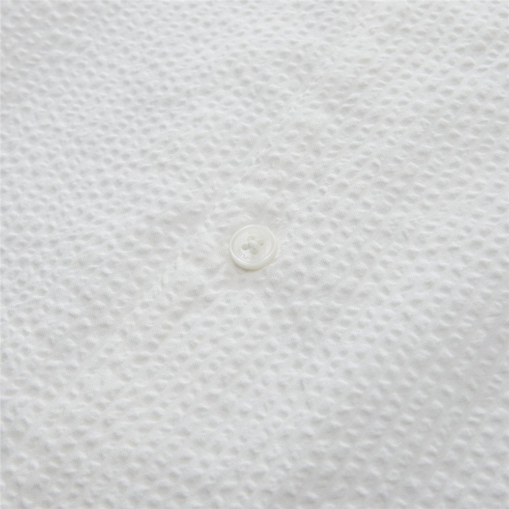 Men's Seersucker Half Sleeve Shirt - Giordano Online