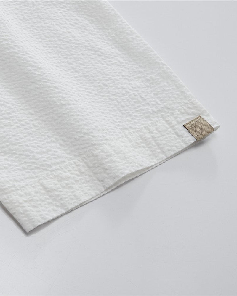 Men's Seersucker Half Sleeve Shirt - Giordano Online