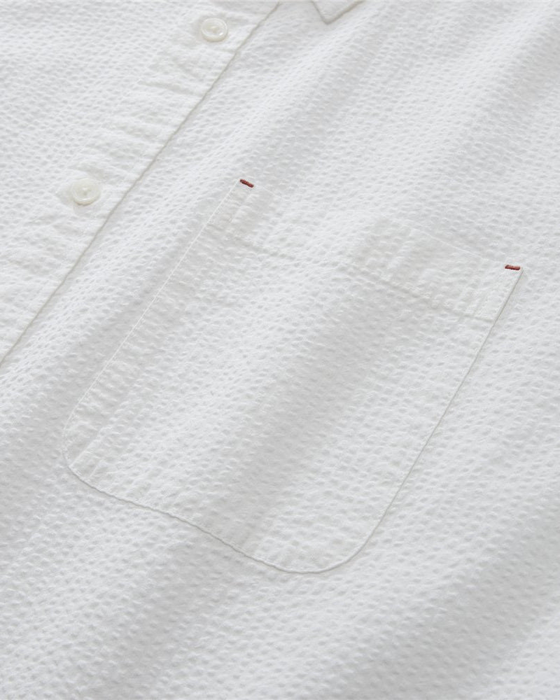 Men's Seersucker Relax Fit Shirt - Giordano Online