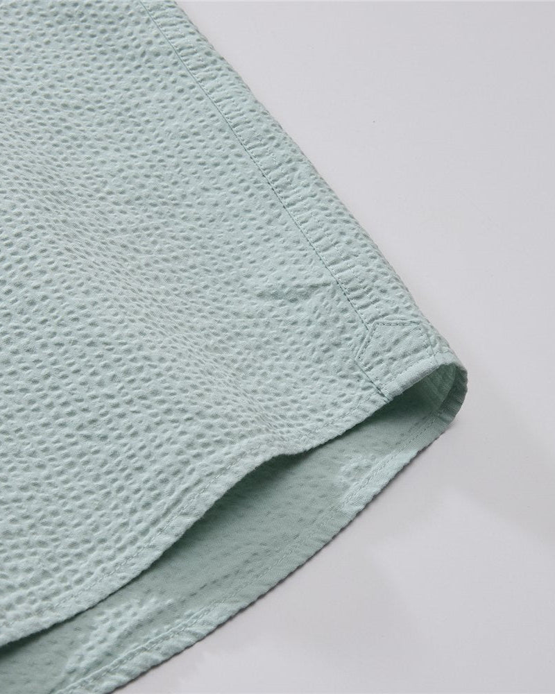 Men's Seersucker Relax Fit Shirt - Giordano Online