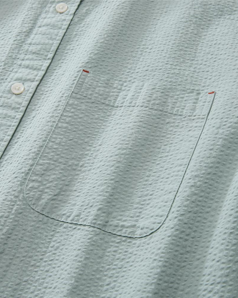 Men's Seersucker Relax Fit Shirt - Giordano Online