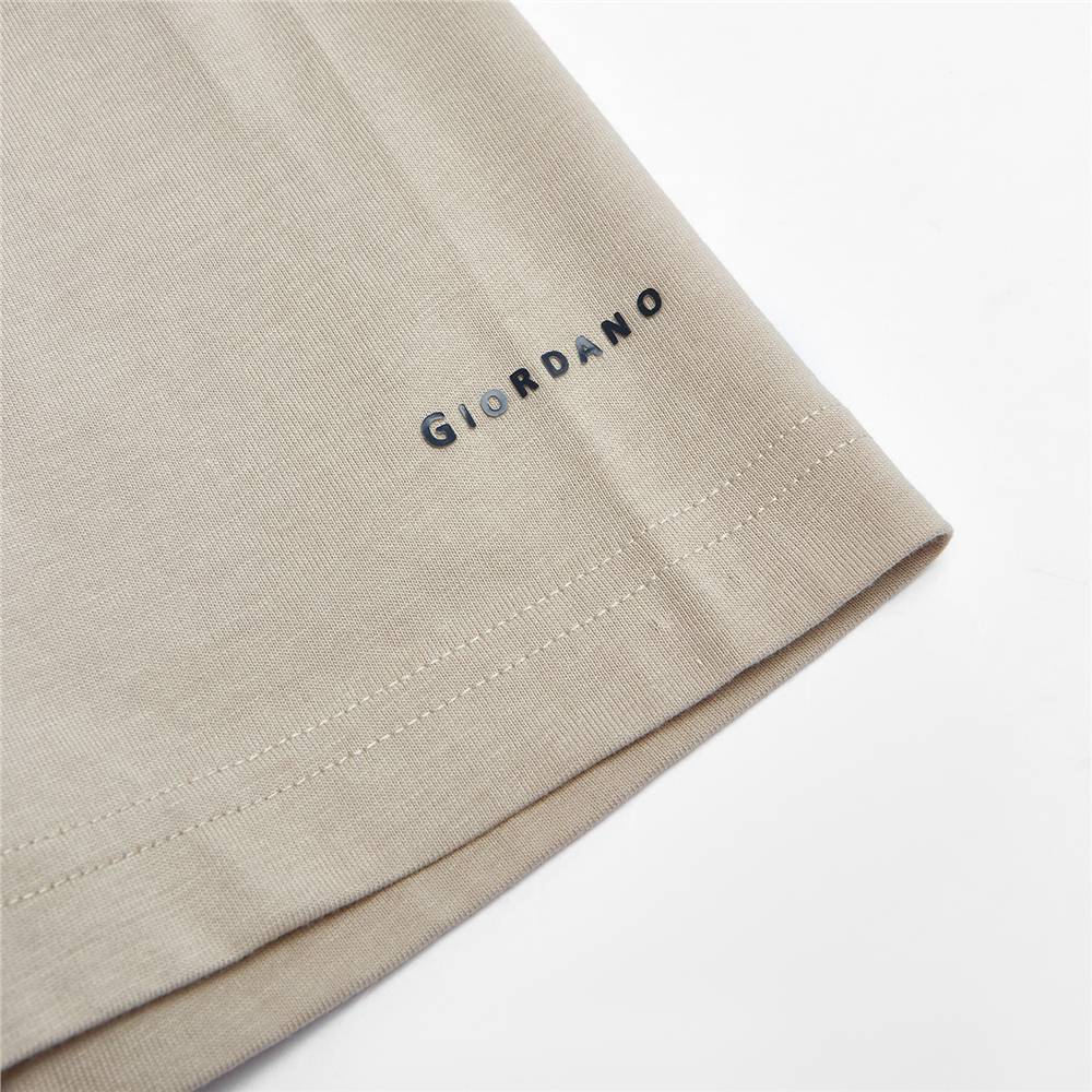 Men’s Slim Fit Cotton Crew Neck Tee - Giordano Online