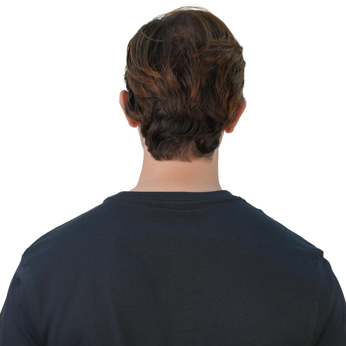 Men's Slim Fit Cotton Jersey Crew Neck Print Tee | WWS Graphic - Blue - Giordano Online