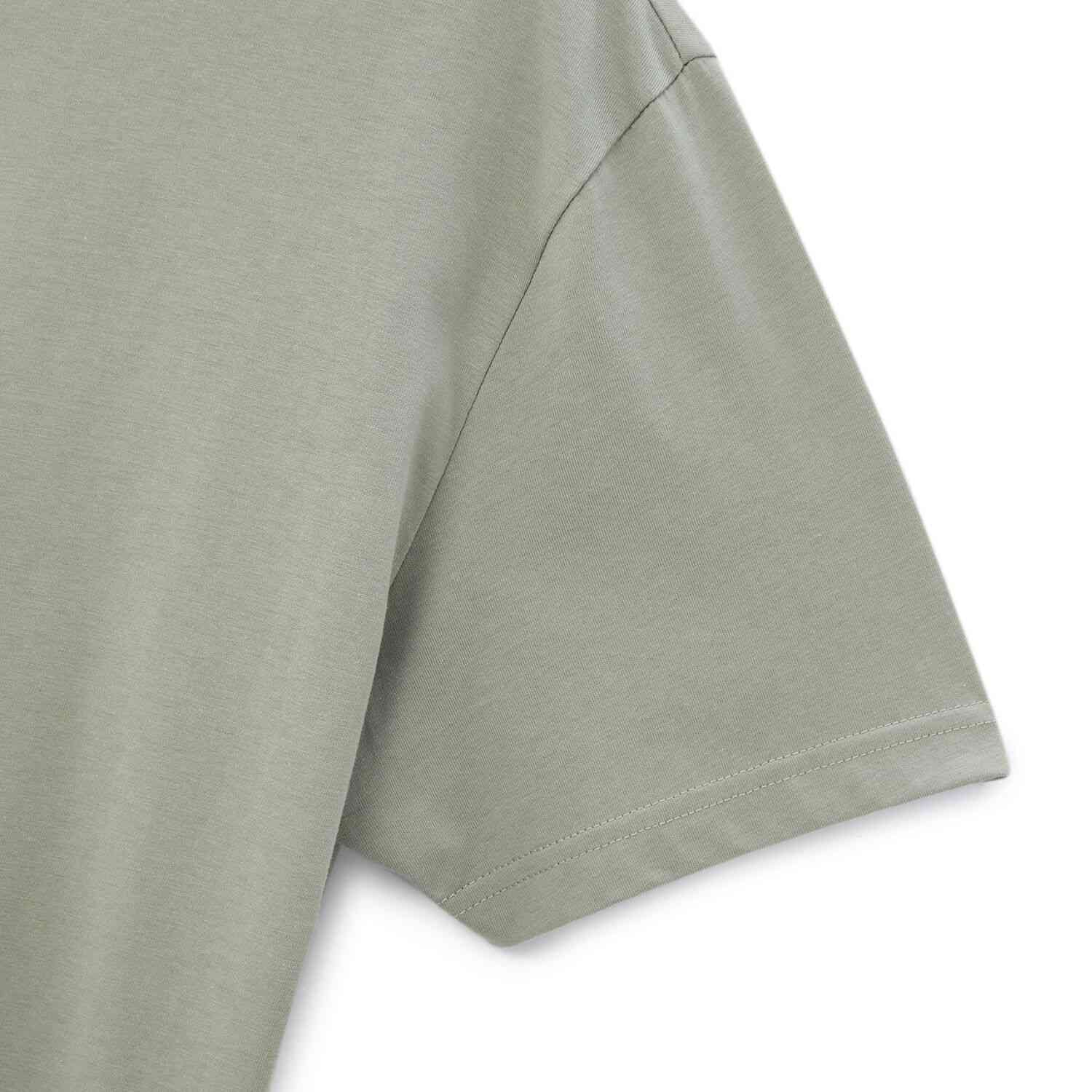 Men's Slim Fit Cotton Jersey Print Tee - Green - Giordano Online