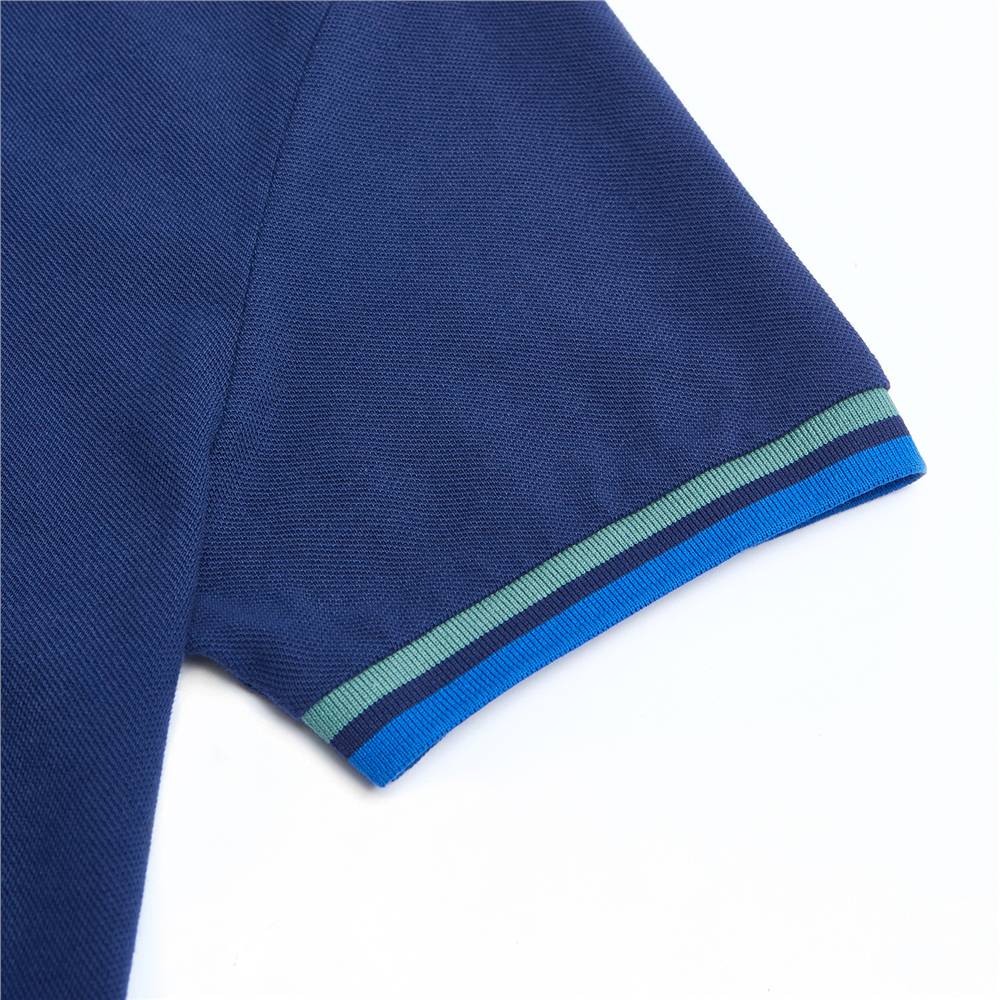 Men’s Slim Fit Embroidery Solid Polo - Giordano Online