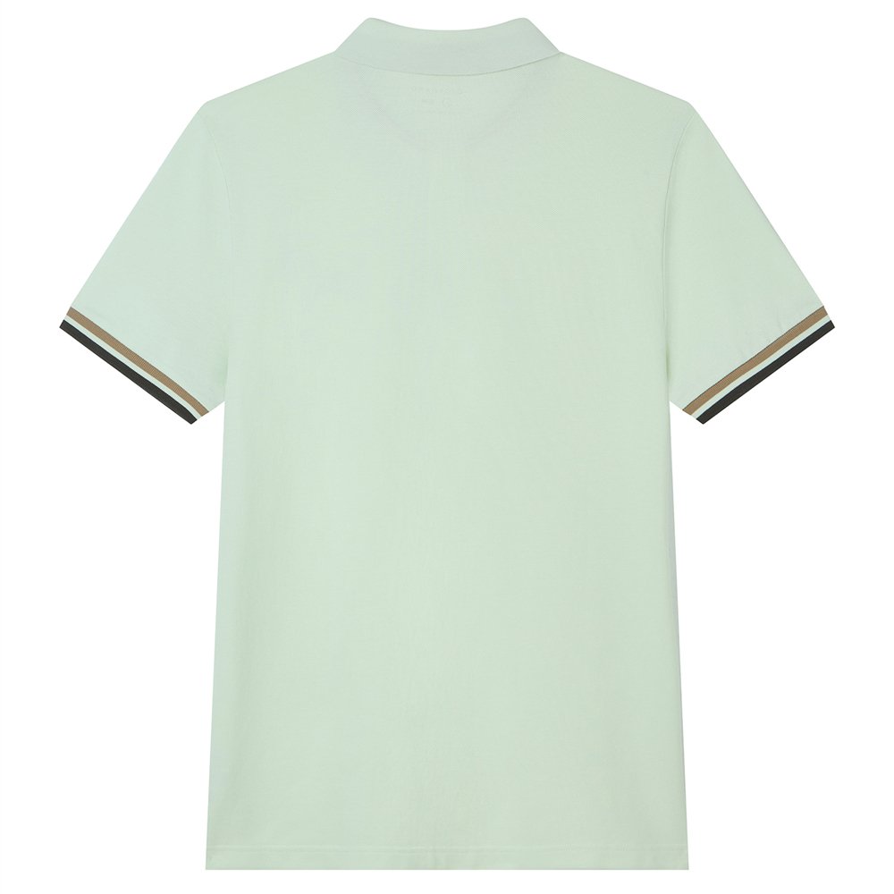 Men’s Slim Fit Embroidery Solid Polo - Giordano Online