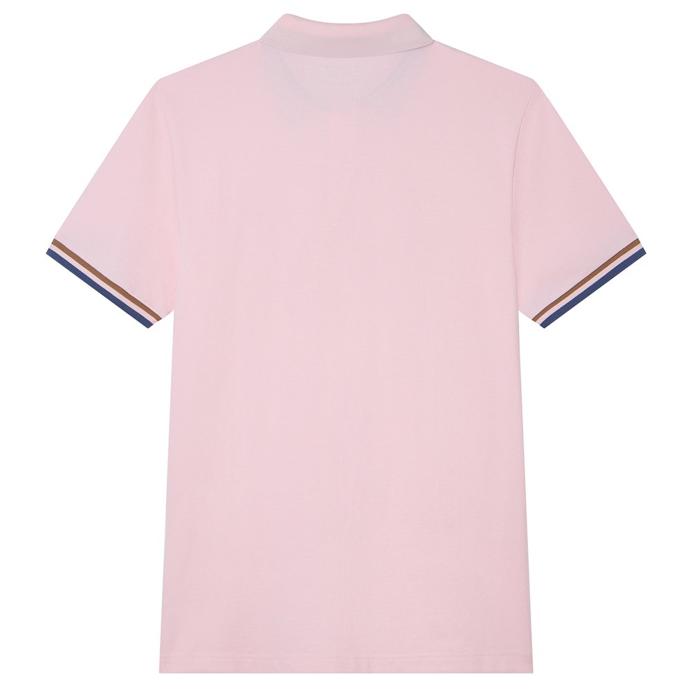 Men’s Slim Fit Embroidery Solid Polo - Giordano Online