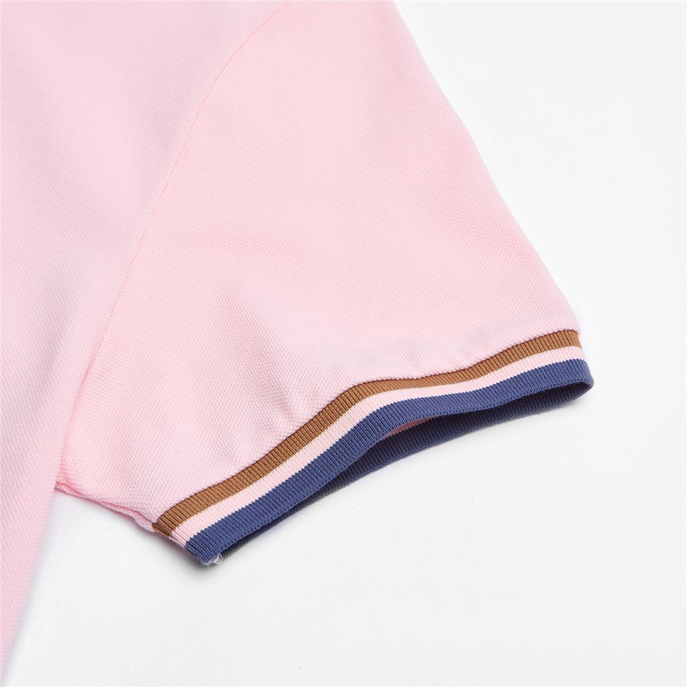 Men’s Slim Fit Embroidery Solid Polo - Giordano Online