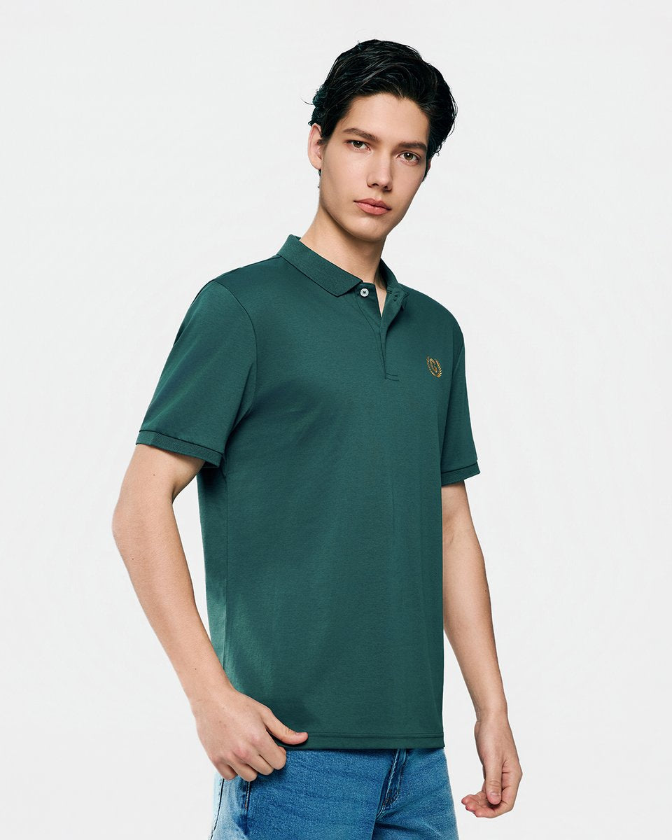 Men’s Slim Fit Liquid Touch Cotton Interlock Polo - Giordano Online