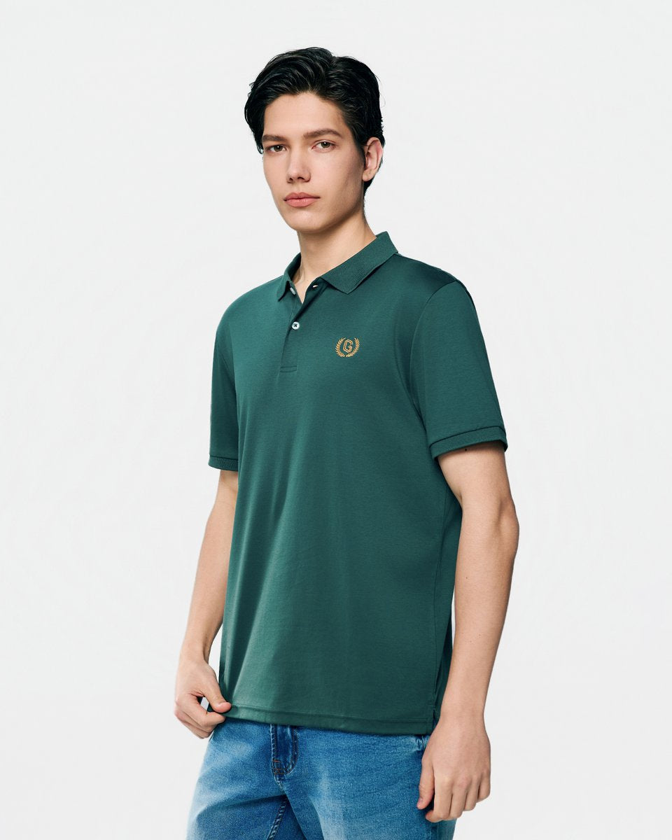 Men’s Slim Fit Liquid Touch Cotton Interlock Polo - Giordano Online