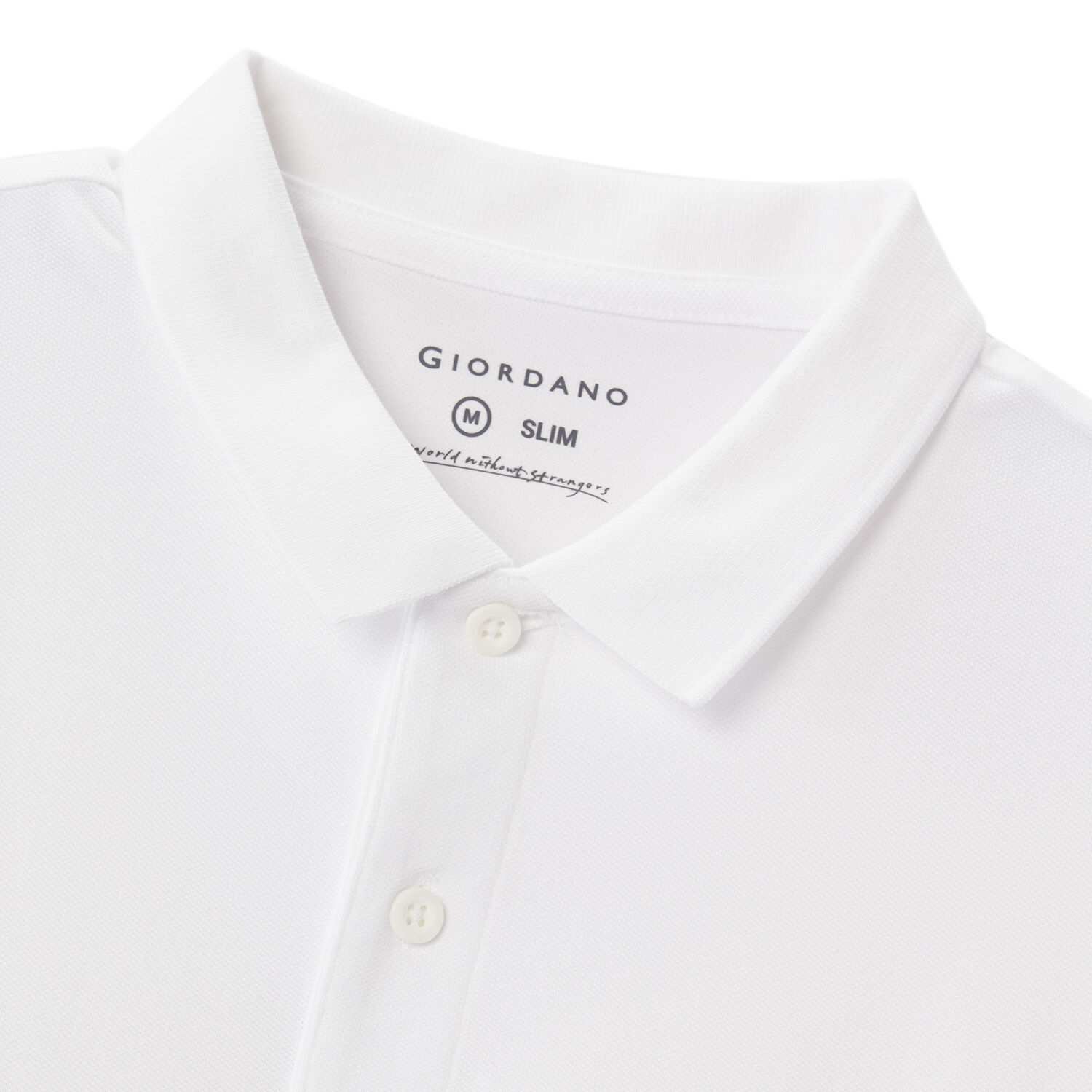 Men's Slim Fit Pique Polo - Giordano