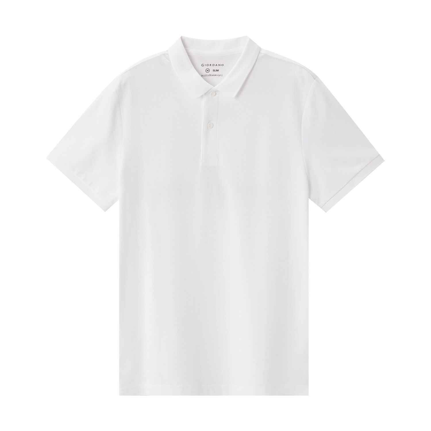 Men's Slim Fit Pique Polo - Giordano