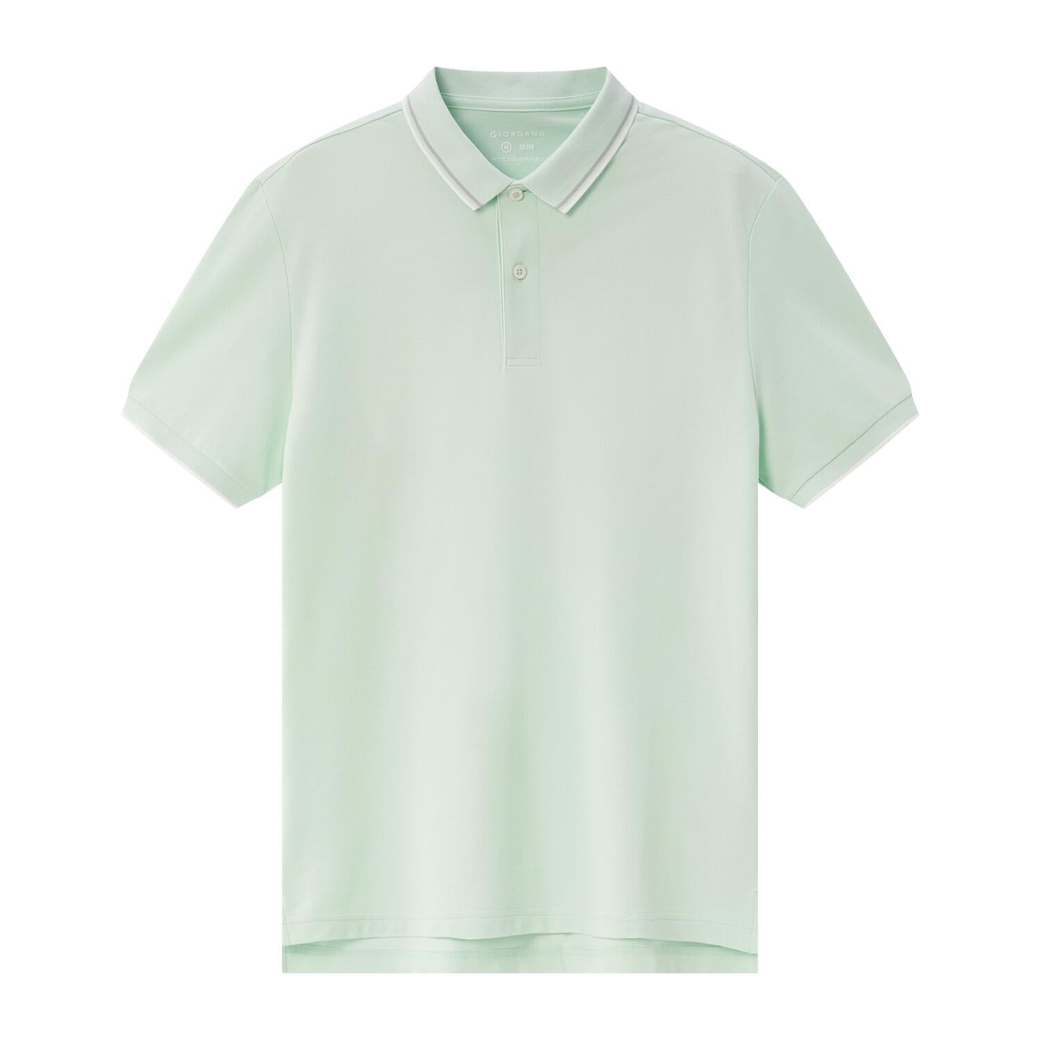Men's Slim Fit Pique Polo - Giordano